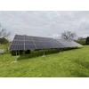 Estructura completa del suelo fotovoltaico (abrazaderas, tornillos, chaveteros)