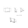 Estructura de balcón con doble ajuste para montaje de paneles solares 20°-50° (TYP2)