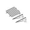 Estructura de lastre horizontalmente 20st en 1 módulo fotovoltaico