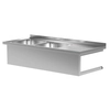 Évier Gastronomique En Inox, Suspendu 2-Kom 110x60 Principal 30 Polgast 221116-Wi