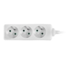 Extension cord 3 grounded socket 3m Plastrol