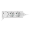 Extension cord 3 sockets grounded 3m Plastrol