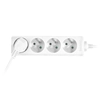 Extension cord 4 grounded socket 1,5m Plastrol