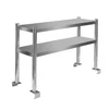 Extension for Catering Table 2-półkowa 100x30x60cm Stainless Steel