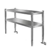 Extension for Catering Table 2-półkowa 100x30x60cm Stainless Steel