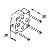 Extension for Kludi Flexx Boxx mounted too deep 88011