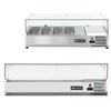 Extensión refrigerada para mostrador de ensaladas 4x 1/3 GN Hendi 232965