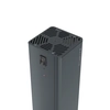 EXTERYA 1 flow-through virucidal lamp, mobile gray: working time counter, remote control.EXT-1-110-G-MOBILE-ROC-CNT-RF