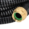 Lumarko Suction hose with brass fittings, 20 m, 25 mm, black