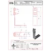 Angled roof mount for lightning protection H-70mm. ZS