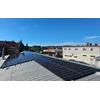 Photovoltaic Structure for 18 Modules on Metal Roofing or Metal Tiles