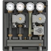 KOMBIMIX-ONNLINE pump group for 2 circuits:1 mixer circuit with integrated temperature control i 1 circuit without mixer