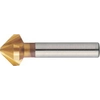 Countersink and deburring tool with cylindrical shank, 90 degrees ASP DIN335C TiN13 - 16.5mm 90 degrees