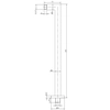Fdesign Inula braccio doccia a parete cromo FD8-401-11