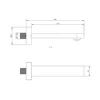 Fdesign Inula podžbukni izljev za kadu FD8-004-11