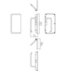 Fdesign Merida tualettpaberi hoidja roosa kuld-must FD6-MRD10-25