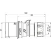 Fiche fiche 5 poly 3P+N+E 16A inverseur de phase 6h 380V IP44 triphasé CEE