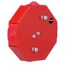 Fire protection box, octagonal,E90, branching,3x2x4 mm2, 123x115x28mm, PIP-1AN R3x2x4