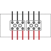 Fire protection box, rectangular,E90, cruising STANDARD 2x3x4mm2, 197x103x30 mm,PIP-2AN P2x3x4