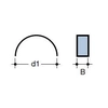 fix pont 200mm acél, QS (Quick Stream)