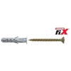 FIX udvidelsesstik fi 8 med en skrue 5,0x50 mm polypropylen