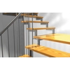 Fixarea treptelor din lemn la scari Fischer TBB Art. nr. 60583
