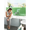 Flessibile doccia Hansgrohe Isiflex con superficie effetto metallo,1,25 cromo 28272000