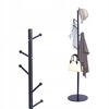Floor standing vertical metal clothes hanger