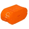 Flush-mounted box, deep, with screws, orange, M2x60F Multiwall