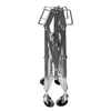 Folding Waiter's Catering Trolley 63,5x40x96cm 3-półki Stainless Steel