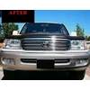 FOR TOYOTA LANDCRUISER 98 99 00 01 02 - Chrome strips, chrome grill