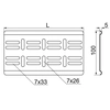 Forbindelsesplade BL/BLO100, pladetykkelse 1,0 mm E90