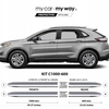 Ford Edge - CHROME Strips Zijbeschermdeur SR