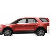 Ford Explorer 2011-2019 BLACK Side Door Strips