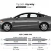 Ford Mondeo V Mk5 Liftback - ХРОМИРАНИ лайстни на вратите