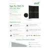 Fotoelementu modulis PV panelis 540Wp JINKO JKM540M-72HL4-TV Tiger Pro bifacial sudraba rāmis