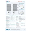 Fotogalvaaniline moodul PV paneel 420Wp Trina Vertex S+ TSM-420 NEG9RC.27 N-tüüpi bifacial topeltklaasist läbipaistev must raam must raam