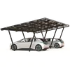 Fotogalvaaniliste paneelidega autovarjualune – mudel 02 (3 istekohti)