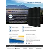 Fotovoltaický modul FV panel 500Wp Ja Solar JAM66S30-500/MR_BF Deep Blue 3.0 Čierny rám
