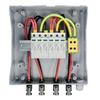Фотоволтаична разпределителна уредба с ограничител на пренапрежение сив Ui 1500VDC RH-8 UV PVx2