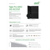 Fotovoltaikus modul PV panel 405Wp Jinko MM405-60HLD-MBV Mono fekete keret