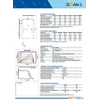 Fotovoltaikus modul PV panel 415Wp Risen RSM40-8-415M Mono félbevágott fekete keret