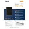Fotovoltaikus modul PV panel 430Wp DAS SOLAR DAS-DH108NA-430BF N-típusú bifacial dupla üvegmodul (fekete keret) Fekete keret