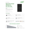 Fotovoltaikus modul PV panel 435Wp Jinko JKM435N-54HL4R-V BF N-TYPE fekete keret