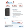 Fotovoltaikus panel PV modul Trina Vertex S TSM-425-DE09R.08 Fekete keret 425W 425 W