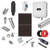 Fotovoltaïsche kit op elektriciteitsnet 5.74 kW, Jinko Solar panelen, Huawei driefasige omvormer, metalen tegel