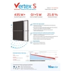 Fotovoltaïsche module PV-paneel 425Wp Trina Vertex S TSM-425-DE09R.08 BF Zwart frame