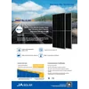 Fotovoltaisk modul PV-panel 570Wp JA SOLAR JAM72D40-570/MB_SF Dybblå 4.0X Glas Glas Bifacial N-Type Sølvramme Sølvramme