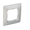 Frame 1-krotna universal IP20 / IP44, silver matt Simon54