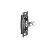 Frame cover (module).Fastening with claws or screws, black mat Simon54